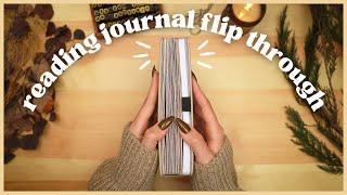 Six Months in my Reading Journal 60+ books  Flip Through 