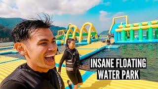 CANADAS INSANE FLOATING WATERPARK ON THE LAKE Harrison Hot Springs  Nat and Max.png