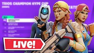 Live  Fortnite Trio Hype Cup  EU Champions Tournament Fortnite Chapter 3 LIVE