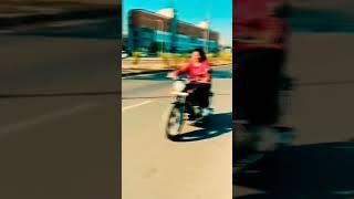 desi girl   indian girls riders    girls  riding  girls riding bike in india  girls #shorts