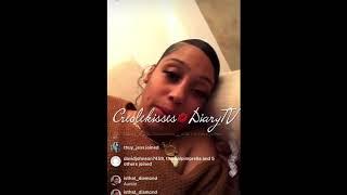 NEWS #TanishaFoster says she feeling and looking better #ChynaHussle on Instagram LIVE