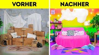 REICH GEGEN ARM ERZIEHUNGS-ROOM MAKEOVER CHALLENGE  Clevere Hacks Für Alle Von 123 GO TRENDS