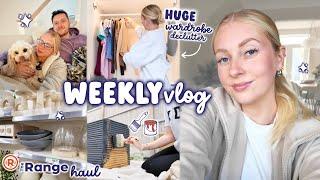 MOVE OUT WITH ME… wardrobe declutter garden DIY & The Range haul  WEEKLY VLOG