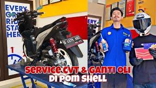 Service CVT dan Ganti Oli di Shell Dapat Bonus   Beat Deluxe