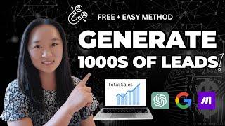 Using ChatGPT to Generate 1000s of Leads in Any Niche Free + Easy Method