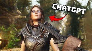 Skyrim VR but all NPCs use CHATGPT AI