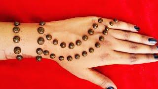 Superb Easy mehndi Trick - Dot mehndi trick  Easy mehndi designs  mehendi designs