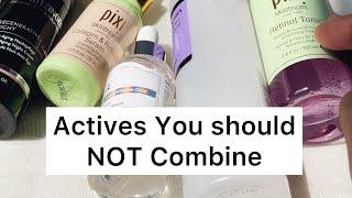 Skin actives not to combine #shorts #youtubeshorts  #skincareactives