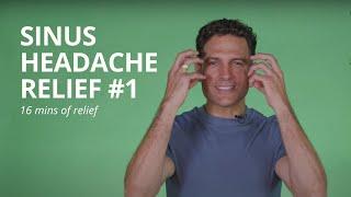 Sinus Drainage & Headache Relief Exercises  Sinusitis & Eustachian Tube Dysfunction Help  #1