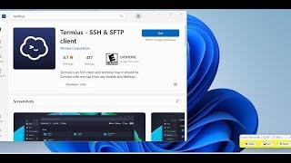 How to install and use Termius SSH Client with windows 11 on Linux