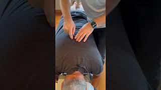 I Cant Believe How Loud His Back Cracked #chiropractic #crack