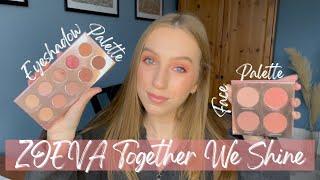 ZOEVA Together We Shine Eyeshadow and Face Palette   Review + Tutorial 
