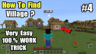 How to find village in minecraft Easy trick
