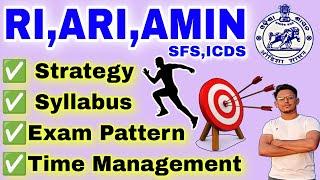 OSSSC RI ARI AMIN SFS ICDSComplete Strategy Syllabus of RIARIAMINSFSICDSNext Target