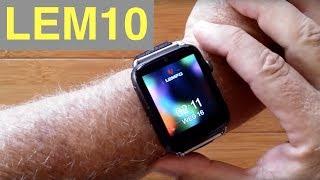 LEMFO LEM10 DM20 4G Android 7.1.1 IP67 Apple Watch Shaped Smartwatch Unboxing and 1st Look