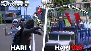 100 HARI DI GTA 5 DARI BERANDALAN SEKOLAH SAMPE JADI KETUA GANGSTER PALING DI TAKUTI