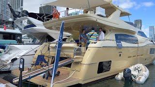Miami Boat Show 2023  Outdoor Docks and Boat Tours at Venetian Marina