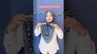 Tutorial hijab segi empat menutup dada #subscribe #tutorialhijabsegiempat #style #hijaberstyle