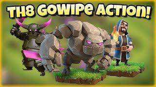 Clash of Clans 3 - Th8 GoWiPe Farming