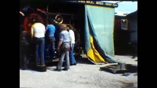 Burrell showmans steam traction engine 2894 Pride of Worcester being dismantled to replace top gear.