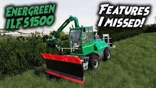 NEW MODS  ENERGREEN ILF S1500  FEATURES I MISSED  Farming Simulator 19 PS4 FS19.