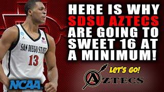 SAN DIEGO STATE AZTECS WILL GO TO SWEET 16 HERE IS WHY......