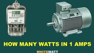 How many Wattss in 1 ampere