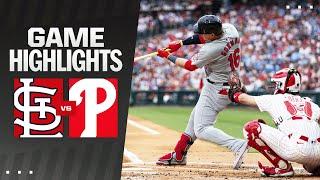 Cardinals vs. Phillies Game Highlights 6224  MLB Highlights