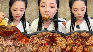 ASMR CHINESE MUKBANG FOOD EATING SHOW  Xiao Yu Mukbang 45
