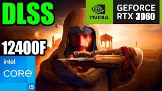 Assassins Creed Mirage  Core i5-12400F  RTX 3060 12GB  1080p ALL Settings + NVIDIA DLSS Tested