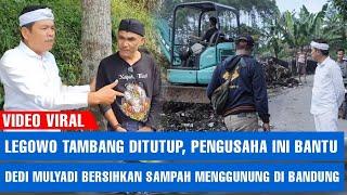 Legowo Tambang Ditutup Pengusaha Ini Bantu Dedi Mulyadi Bersihkan Sampah Menggunung di Bandung