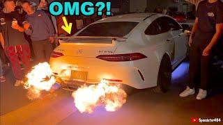 CRAZY Mercedes-AMG GT 63 S Shooting HUGE Flames