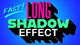 Photoshop QUICK Tip  Easiest Way to Create Long Solid Drop Shadows