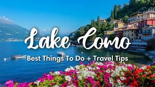 LAKE COMO ITALY 2024  12 BEST Things To Do In & Around Lake Como + Travel Tips