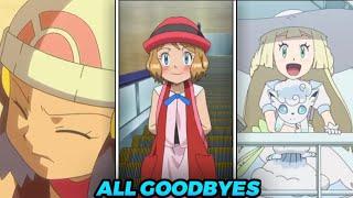Ash says Goodbye to all Pokegirls  Every Pokegirl leaving Ash  Every Pokegirls Goodbyes to Ash 