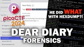 Dear Diary - Forensics - picoCTF 2024