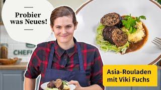 Viki macht Asia-Rouladen mit Koriander-Kartoffelstampf  Probier was Neues  Chefkoch