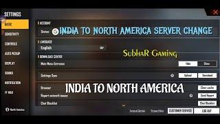 how to open north america server free fire account  how to change server india to north america