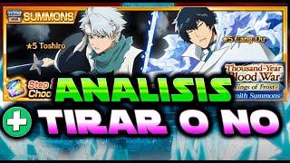 TOSHIRO HITSUGAYA Y CANG DU TYBW ANALISIS TIRAR O NO Bleach Brave Souls