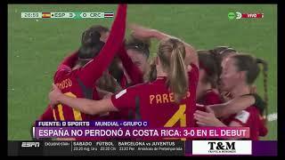 Costa Rica vs España 21 07 2023