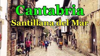 SPAIN-SANTILLANA DEL MAR Walking inside Santillana del Mar town 31JUL2020 0200 pm