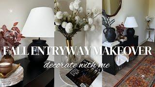 FALL DECORATE WITH ME 2024  FALL ENTRYWAY TABLE DECORATING IDEAS  FALL HAUL