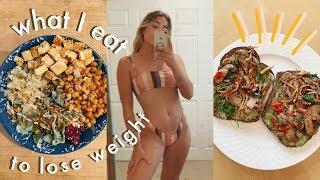 what I eat in a day + how I lost 8 lbs in one month