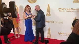 XBIZ Awards 2019 Red Carpet - Marriage proposal to Edyn Blair