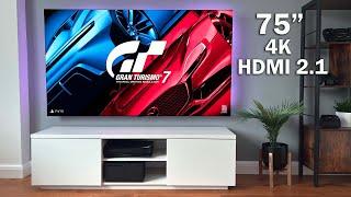 LG 75 QNED MiniLED 4K TV Unboxing Setup + Review with HDMI 2.1 PERFECT for PS5  Xbox