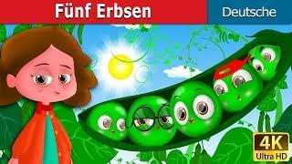 Fünf Erbsen  Five Peas Story in German  Deutsche Märchen  @GermanFairyTales