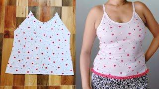 Easy Camisole Top Cutting and Stitching  Daily Wear