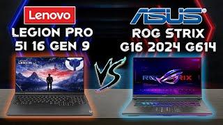 Legion Pro 5i 16 Gen 9 vs ROG Strix G16 2024  Would You Buy One Of These Laptops? Tech Compare