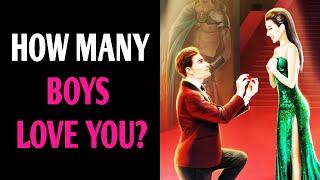 HOW MANY BOYS LOVE YOU? Aesthetic Personality Test Quiz - 1 Million Tests