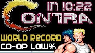 World Record Contra Low% in 1022 Co-op - Best speedruns of all time